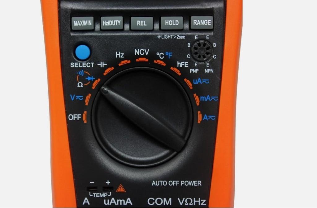 AideTek VC97A 3999 Backlit Short Buzz Tester Auto-Ranging True RMS Multimeter with DMM