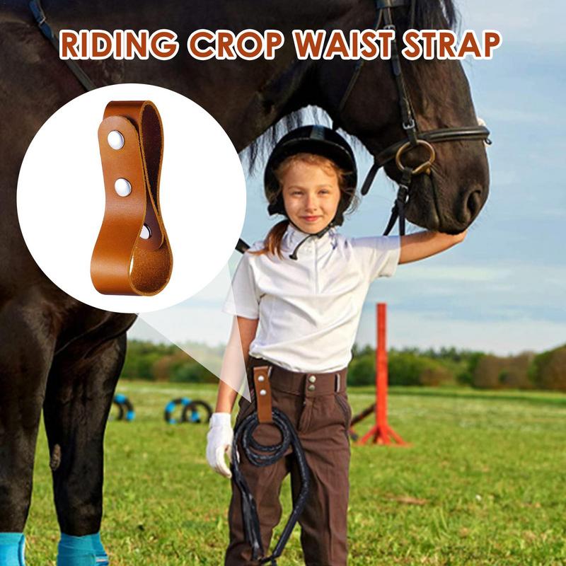 Belt Loopes Bullwhip Holder Bullwhip Holder Handmade Belt Whips Holder Horse Riding Whips Durable Halloween Leather Whip Holster