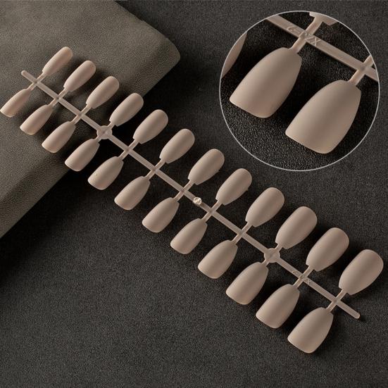 Yousheng 24Pcs Fake Nails Ultra-Thin Removable Matte Texture Vivid Color Unbreakable Wearable Press On Fake Nails DIY Manicure Tools Nail Supplies