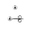 Earrings - LOVA LOLA VAN DER KEEN - 925 Sterling Silver - Push-on System - 3 Mm