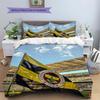 Fenerbahce Players Pattern Bedding Home Decoration Birthday Gift ( 1 duvet cover + 2 pillowcase, without core),fan merchandise.