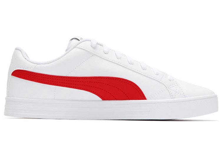 Puma Smash Vulc V3 Lo 'White High Risk Red'