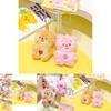 Soft And Cuddly Jinnew Cream Bear Plush Keychain Perfect For Bag Decoration Gift