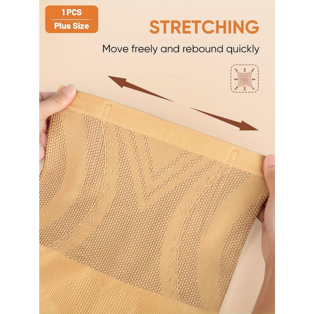 Женские утягивающие шорты с высокой талией, бесшовная подтяжка живота и подтяжка бедер, нейлоновый трикотаж, однотонный, можно стирать вручную, шорты больших размеров