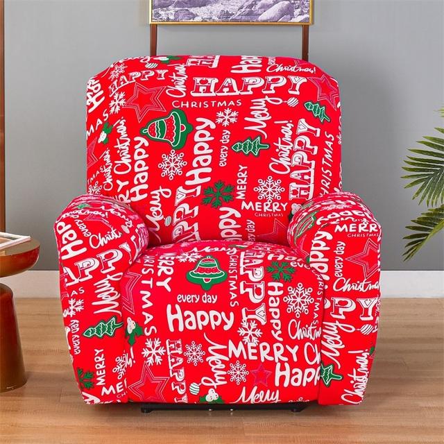 High Stretch Recliner Chair Covers Protector Leather Living Room Recliner Chair Soft Anti -Slip Recliner Chair Slipcover For Home