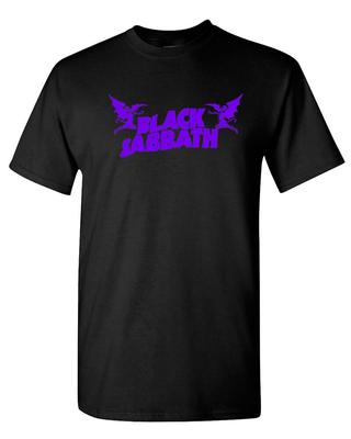 Черный - Черная футболка унисекс Sabbath P Rock