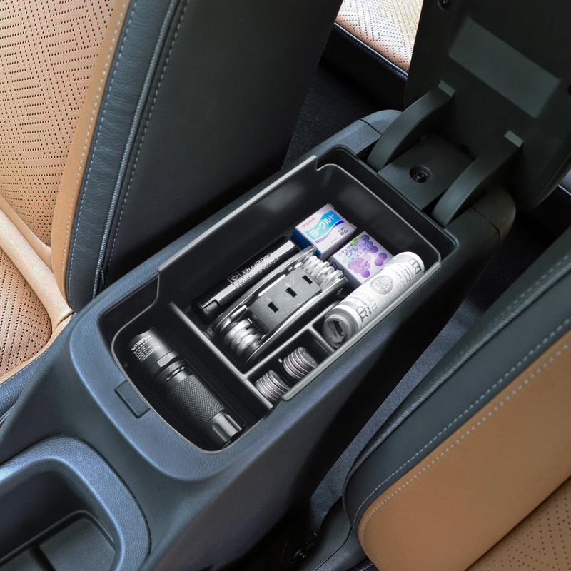 For 2024 2025 Chevy Trax Center Console Tray Organizer ABS Accessories Armrest Storage Car Box Secondary Interior Storage Box