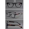 Women's glasses, men's and women's fashion square large-frame glasses
