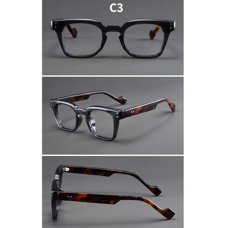 Women's glasses, men's and women's fashion square large-frame glasses