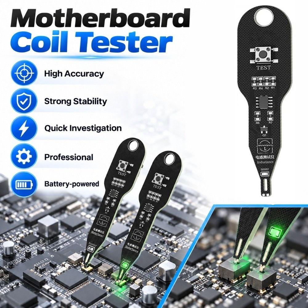 High Accuracy Motherboard Coil Tester Quick Investigation Quick Fault Check Tool PC Repair