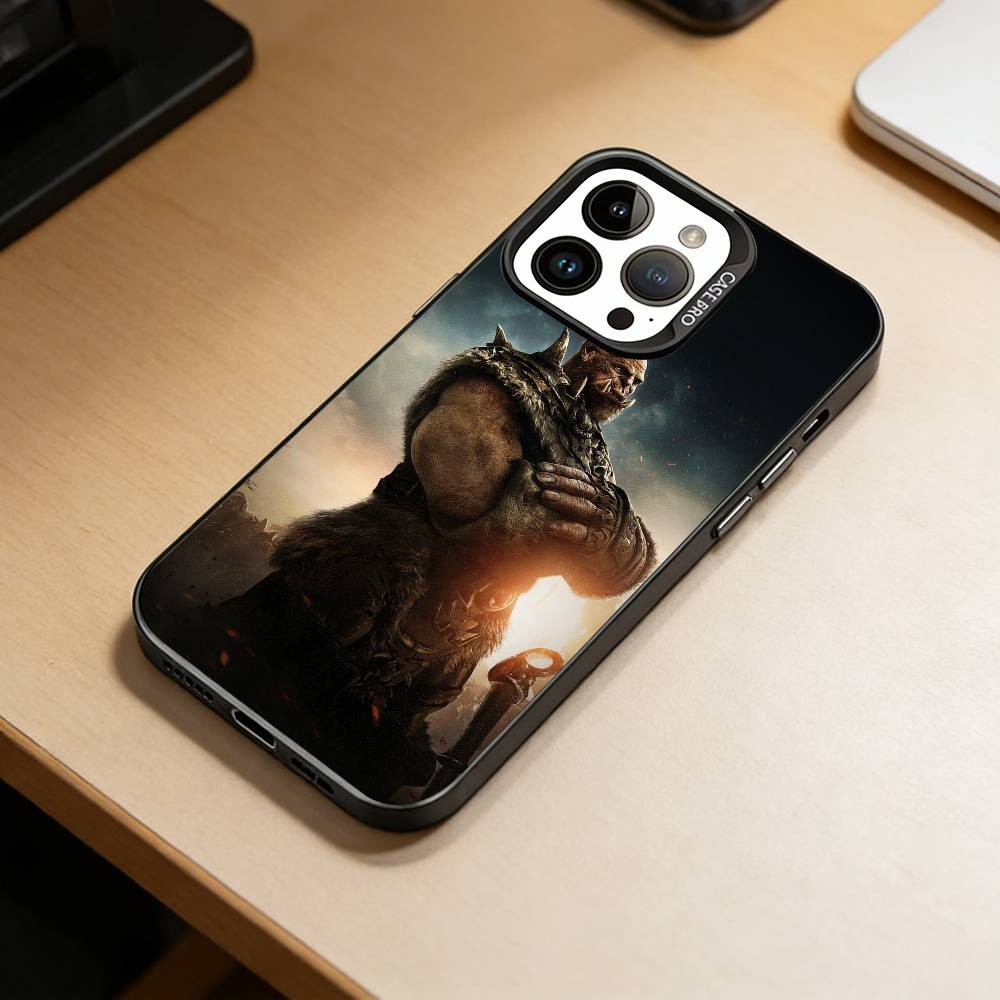 Чехол для телефона Game-W-World of W-Warcraft для iPhone 17,16,15,14,13,12,11 Plus,Pro Max,XS, Цветной Серебристый Черный Чехол