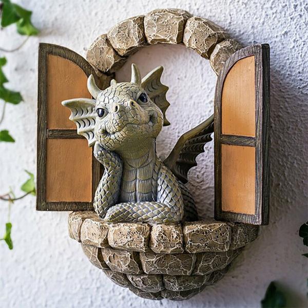 Новая модель динозавра, украшение из смолы, домашний кулон, уличный садовый ремесла, украшение, подарок, игрушки