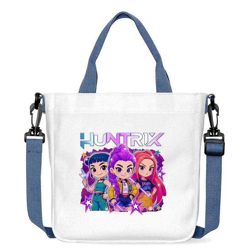 Anime Cartoon Print Office Worker Commuter Portable Messenger Bag Student Large Capacity Casual Handbag