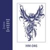 Waterproof Men's Herbal Tattoo Stickers: Full & Half Back, Long-Lasting, Large Floral Designs for Chest & Arm.
