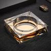 Crystal Glass Ashtray with Custom Logo for Home, Hotel, KTV Decor & Gifts