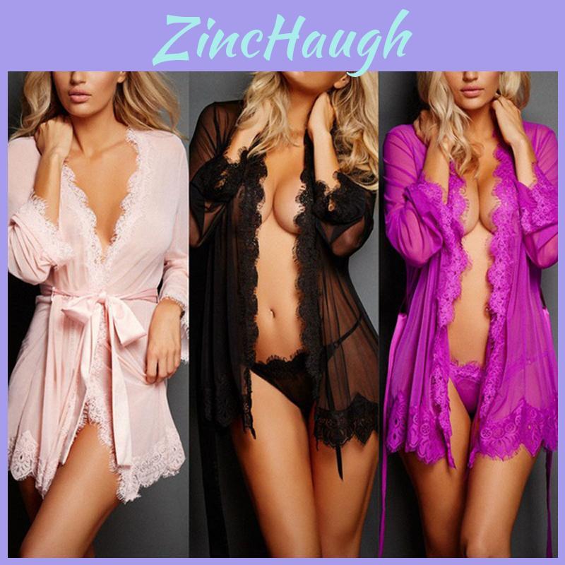 Versatile Women Bind Sexy Lace Underwear Babydoll Sleepwear G-string Lingerie Bathrobe Perfect For Any Occasion