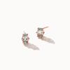J.Lauren 01M01811 November Birthstone Topaz Silver Earrings
