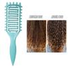 Curl Defining Hair Brush Vented Scalp Massage Air Cushion Comb Curly Hair Shaping Styling Detangling Brush Women Hairdressing Tool