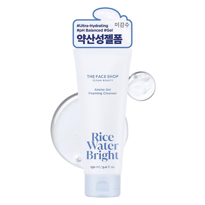 The Face Shop Рисовая Вода Bright Амино Гель Пенка для Умывания 150мл