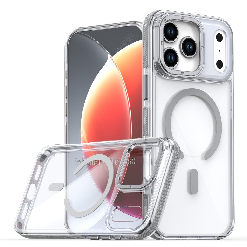 New Transparen For Magsafe Magnetic Phone Case For iPhone 17 Pro Max 17Pro 17Air 12 13 14 15 16 Pro Max 16e Shockproof Cover