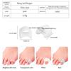 1Pair Silicone Correction Gel Toe Guard Foot Care Toe Separator