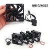 8cm 8015 8025 DC 12v 3pin katta 4pin xh 2.54 2pin cho'tkasiz sovutgich ventilyatori 80x80x25mm issiqlik tarqatuvchi radiator 80*80*15 kompyuter korpusi GPU uchun