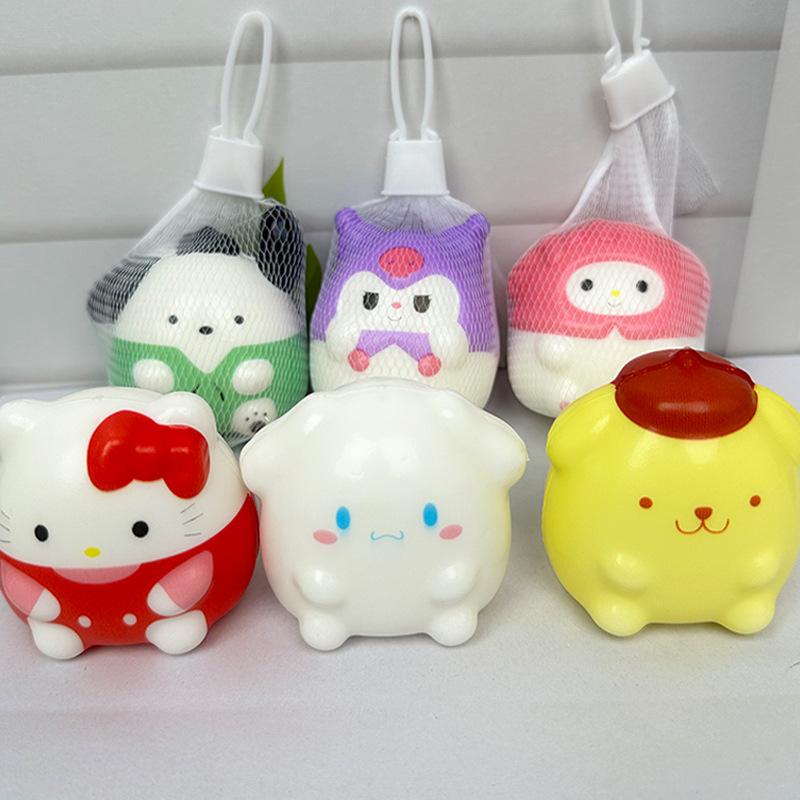@Kuromi Hello Kitty Таблетки от стресса Сквиши Аниме Мультфильм Бесплатные Вещи для Мальчиков Девочек Детей Карманный Толкалка Сжималка Игрушки-Антистресс Подарок