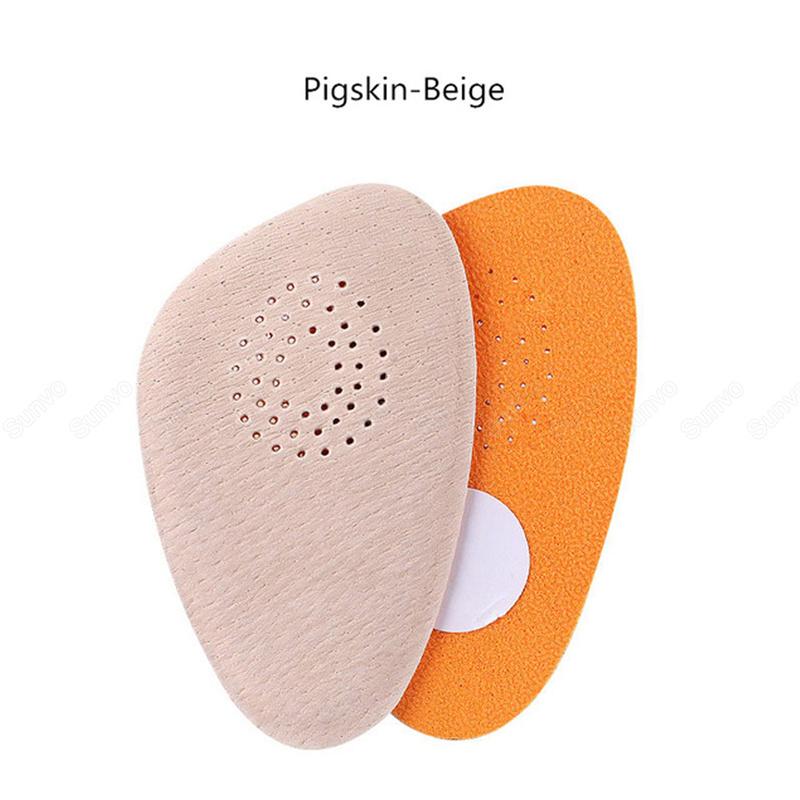 Кожаные стельки размером в полметра для передней части стопы, амортизирующие вставки, нескользящая дышащая обувь, подошва, подушка на высоком каблуке, регулируемый размер