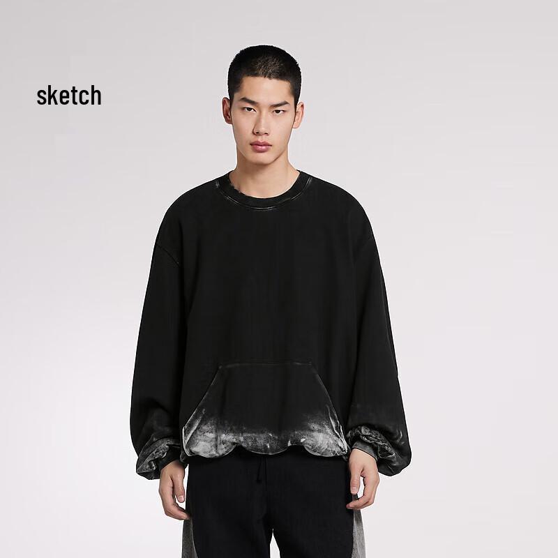 CROQUIS Men's 2024 Spring Casual Commuter Crew Neck Sweatshirt