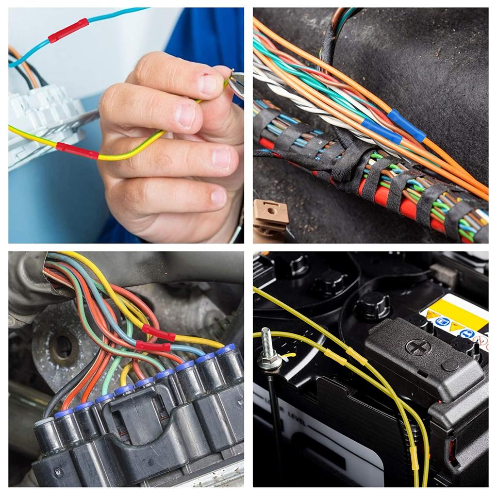 Ассортимент электрических разъемов для изолированных проводов, 280 шт. — вилка, кольцо, лопатка, быстроразъемное соединение — обжимные клеммы для морских автомобильных кабелей