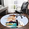 1pc Phineas and Ferb4 Carpet, Round Rug, Comfortable, Suitable for Entryways, Living Rooms, Office, And Bedrooms, Christmas Decoration