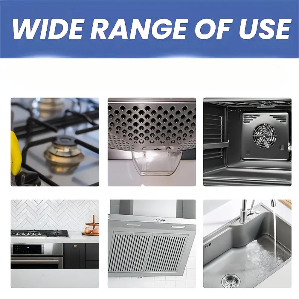 Высокоэффективная многоцелевая полироль для металла - Универсальный восстанавливающий крем для кухонной утвари, Подходит для автомобилей, мотоциклов, домов на колесах,