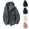 Men's Solid Color Jacket Men's Casual Cports Outdoor Mountaineering Waterproof Jacket