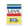 Nordic Style Modern Love Exhibition Poster Wall Art  Canvas Painting Simple Love Living Room Home Decoration Painting No Frame