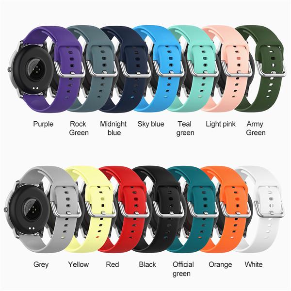 Для Xiaomi Haylou Solar Ls05 Watch Stap Smart Watch Pure Color Silver Пряжка сменный ремешок спортивный браслет два цвета