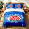 Blackburn Rovers FC (5) 3pc set suitable for master bedrooms soft and comfortable an ideal gift for family and friends Includes one duvet cover and tw