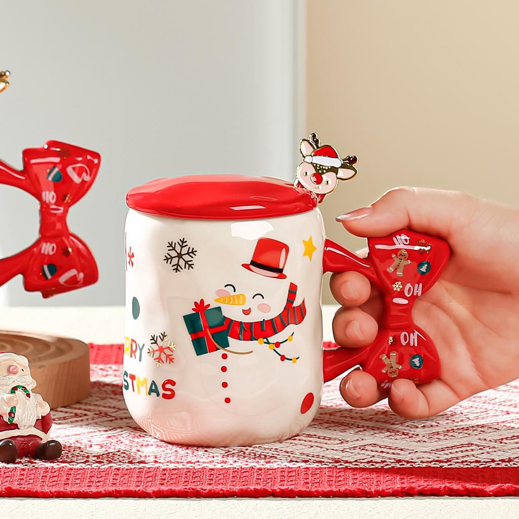 Creative Santa Claus Ceramic Cup Christmas Cup High Precision Mug Christmas Water Cup