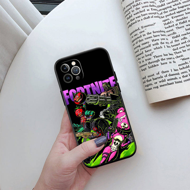 Чехол для телефона ED20 F-Fortnites для iPhone 6 6s 7 8 11 12 13 14 15 XS Pro Max XR X SE Samsung S20 S21 S22 S23 S24 FE Ultra Plus Lite S21S A55