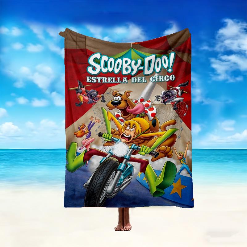 1pc SCOOBY-DOO Blanket, Super Cozy Printed Home Blanket, All-Season Warmth
