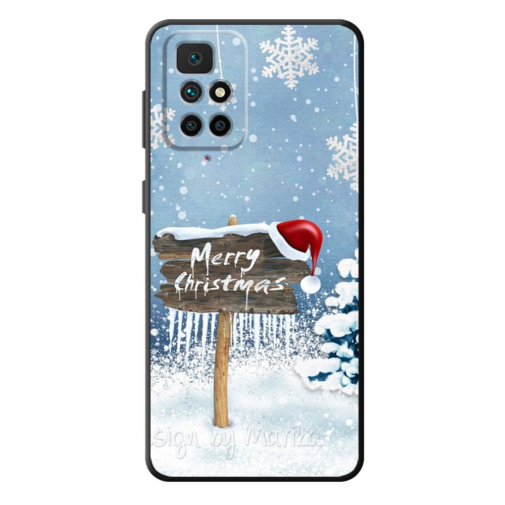 Силиконовый чехол с Рождеством и снегом для Realme 5 9i 6s Narzo 8 9 Pro V25 7i 5S 7 6 8i 9 5G SE 9Pro 8Pro, сумка-капа