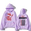 Unisex Hoodie Sweatshirt With Pocket  Rock Band Aerosmith Streetwear Peace Out Farewell TOUR Trendy Classic Simple Long Sleeve