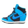 Кроссовки женские Dunk Sky High Essential Black Blue Lacquer Light-Blue-Lacquer White 644877-009