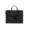 Montblanc Серия 3.0 Стиль Логотип бренда Однотонный Застежка-молния Ультратонкая Кожаная Ручная Сумка Наплечная Сумка Через Плечо Портфель Мужские сумки Черный 129962