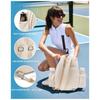 Polyester Tennis Crossbody Bag Zipper Closure Badminton Racquet Bag Tennis Bag  Outdoor Sports