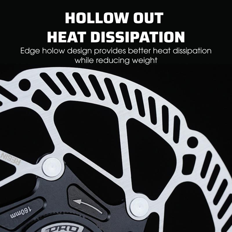 IIIPRO Centerlock Disc Brake Rotor Ultra-Light Road Bicycle Brake Disc Heat Dissipation Hydraulic 140/160/180/203mm Disc Rotor