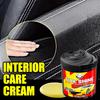 Блеск для шин Восстановитель пластика - Нежирный, нелипкий черный полироль для салона автомобиля, сидений и отделки Включает губку-аппликатор