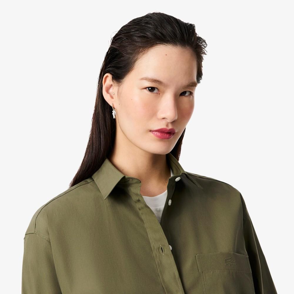 Lacoste Женская оверсайз рубашка из поплина CF0215-55NE9F