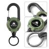 With Carabiner & 60cm Extendable Rope Steel Wire Portable Anti-lost Key