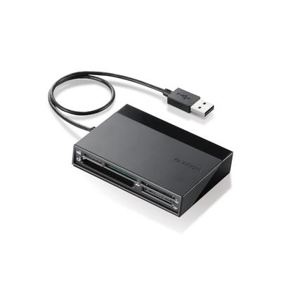 ELECOM Память с USB-хабом Черный Кардридер SD+MS+CF+XD MR-C24BK