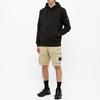 STONE ISLAND Худи-пуловер с garment-окрашиванием 'Черный' Мужское 741564151-V0029